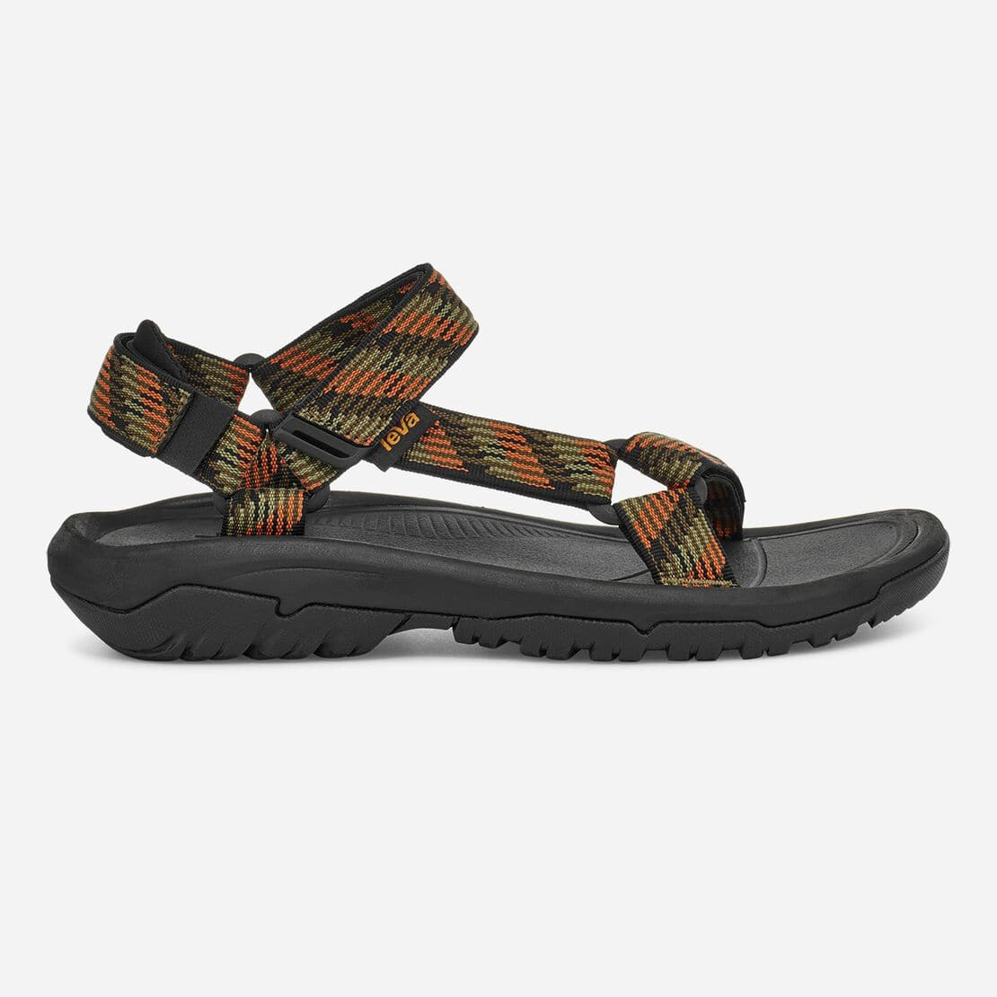 Sandalias Teva Hurricane Xlt2 Hombre Verde Oliva Oscuro / Naranjas | 124097-LAU