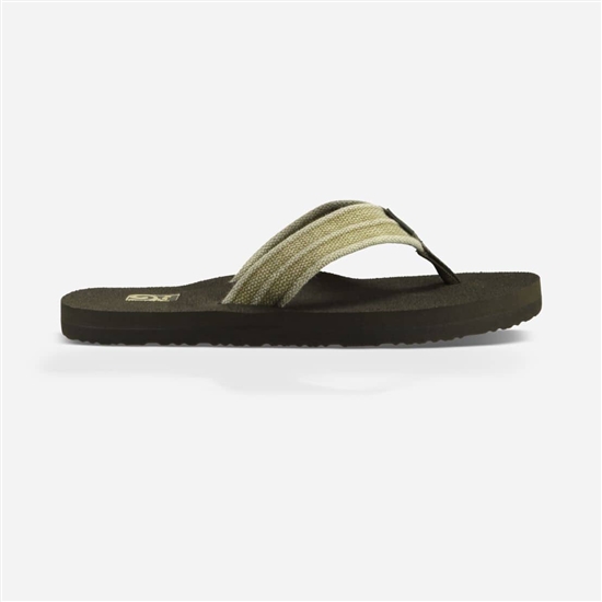 Chanclas Teva Mush Ii Lona Hombre Verdes | 943651-HAR