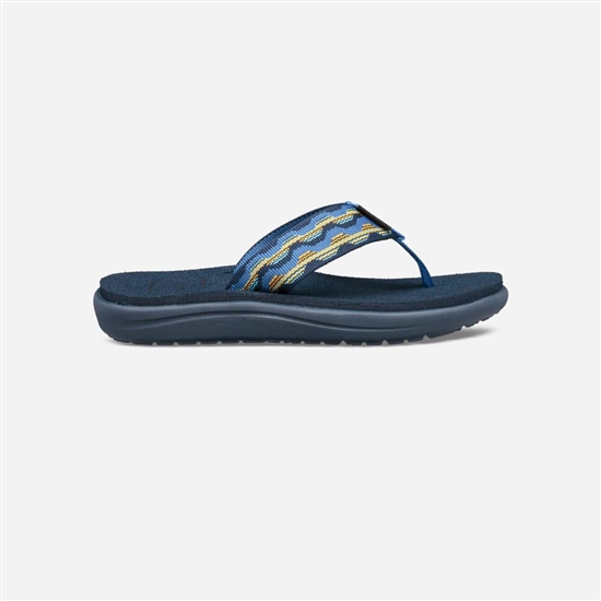 Chanclas Teva Voya Flip Niños Azules Oscuro | 063487-BQF