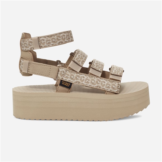 Flatforms Teva Flatform Mevia Mujer Kaki | 302865-AIE