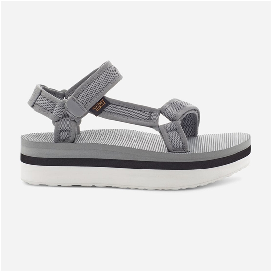 Flatforms Teva Flatform Universal Mesh Print Mujer Grises | 725439-STY