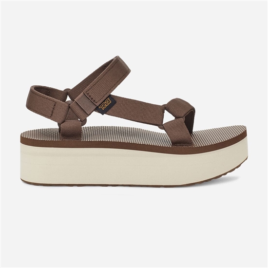 Flatforms Teva Flatform Universal Mujer Marrom Oscuro | 174253-RXQ