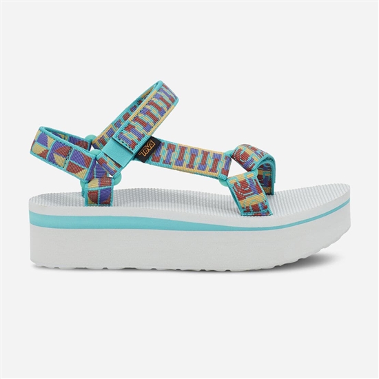 Flatforms Teva Flatform Universal Mujer Turquesa / Grises | 483251-JRB