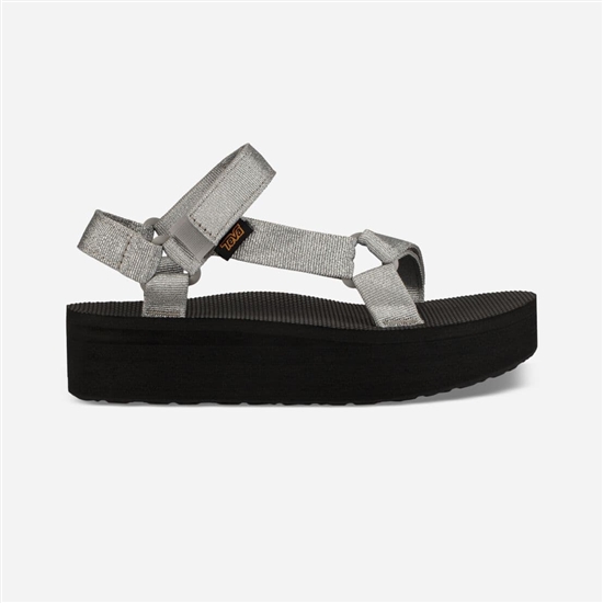 Flatforms Teva Flatform Universal Mujer Plateados | 935768-KBR