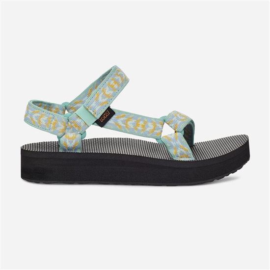 Flatforms Teva Midform Universal Mujer Azules / Verdes | 507891-WJG