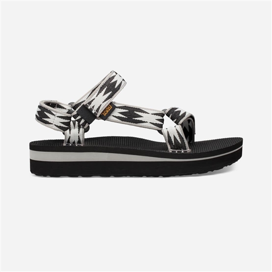 Flatforms Teva Midform Universal Mujer Blancos / Negros | 274630-KBP