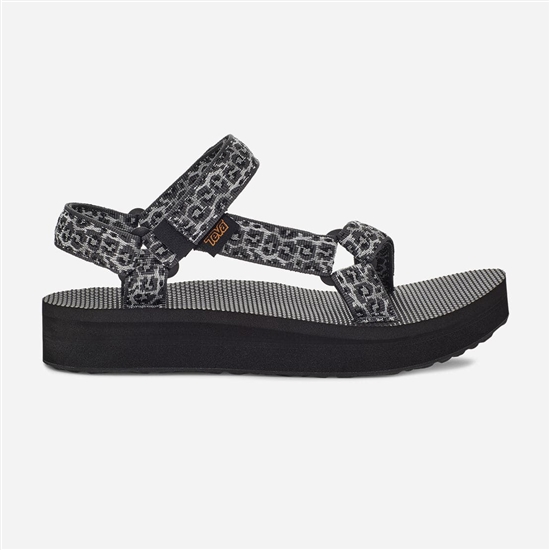 Flatforms Teva Midform Universal Mujer Blancos / Negros | 613978-YBI