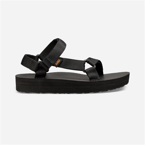 Flatforms Teva Midform Universal Mujer Negros | 153689-WPB
