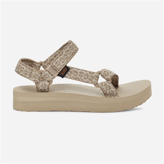 Flatforms Teva Midform Universal Mujer Tan | 527184-UKQ