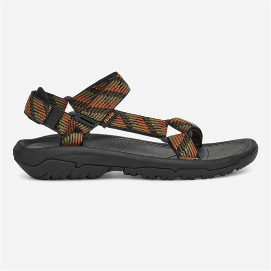Sandalias Teva Hurricane Xlt2 Hombre Verde Oliva Oscuro / Naranjas | 124097-LAU
