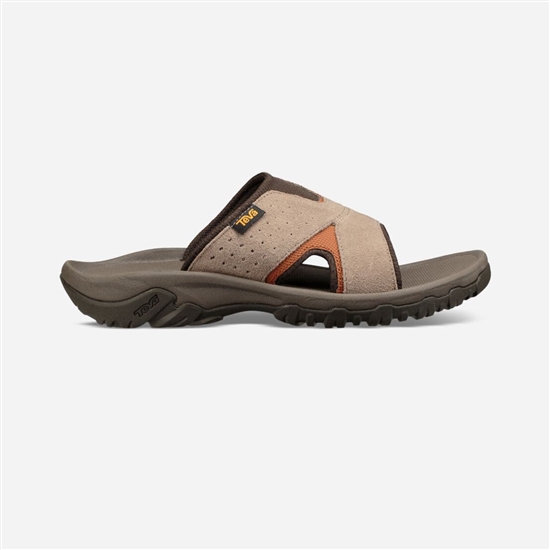 Sandalias Teva Katavi 2 Slide Hombre Kaki | 703486-HPT
