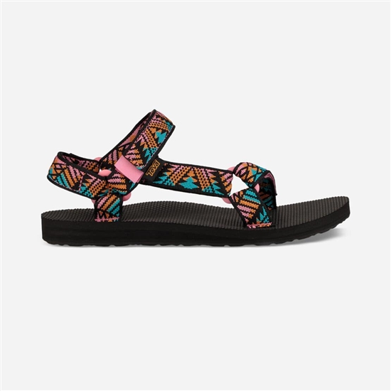 Sandalias Teva Original Universal Mujer Rosas / Naranjas / Turquesa | 734259-WJO