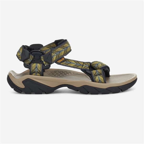 Sandalias Teva Terra Fi 5 Universal Hombre Kaki / Amarillos | 798640-MEU