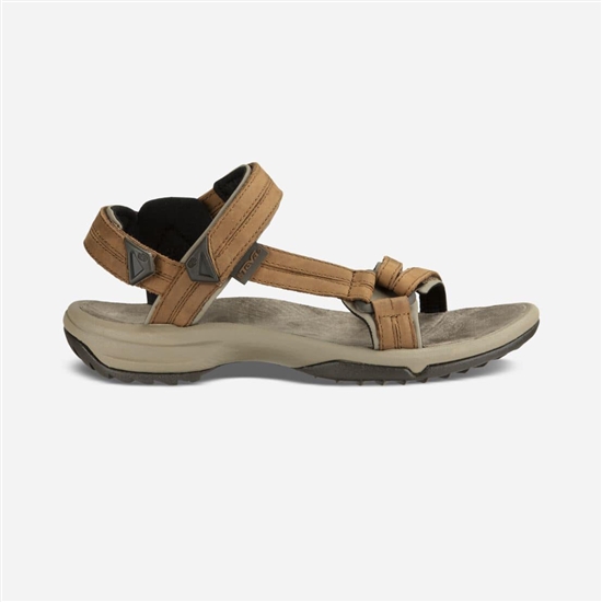 Sandalias Teva Terra Fi Lite Cuero Hombre Marrom | 246157-SPU