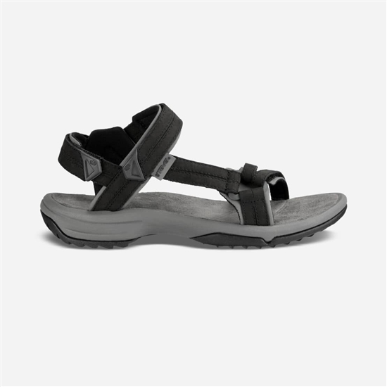 Sandalias Teva Terra Fi Lite Cuero Mujer Negros | 127964-MCW