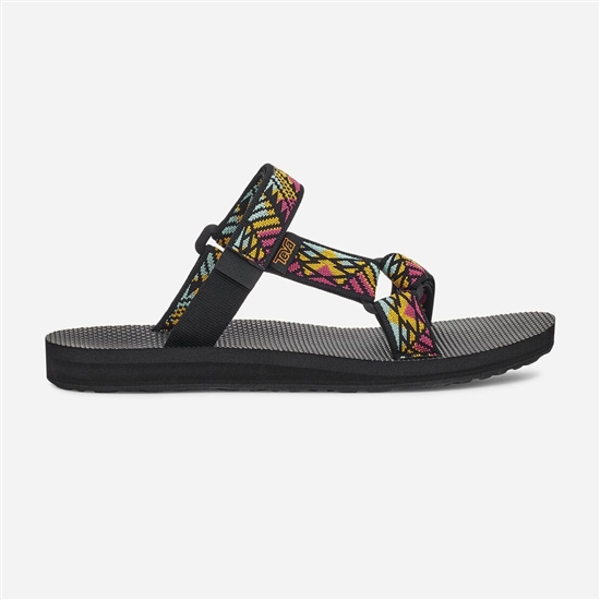 Sandalias Teva Universal Slide Mujer Amarillos / Rosas / Negros | 614570-CZD
