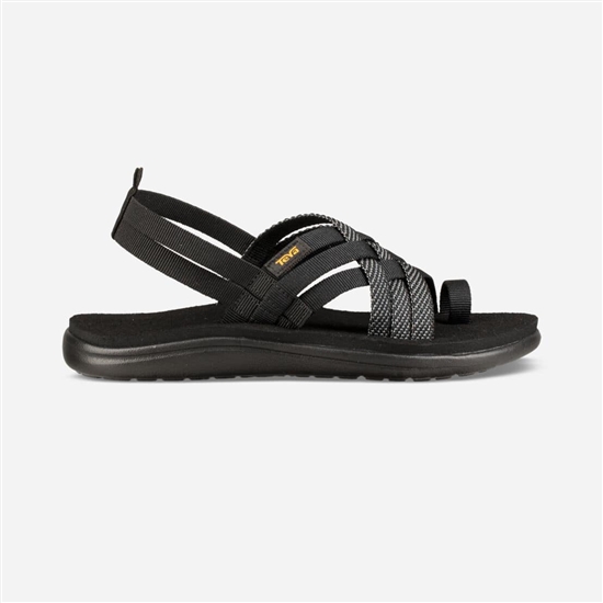 Sandalias Teva Voya Tiras Mujer Negros | 394605-PLB
