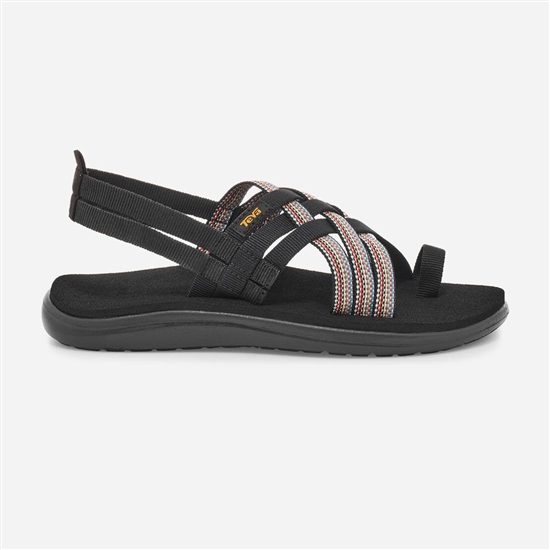 Sandalias Teva Voya Tiras Mujer Negros / Multicolor | 506492-YIL