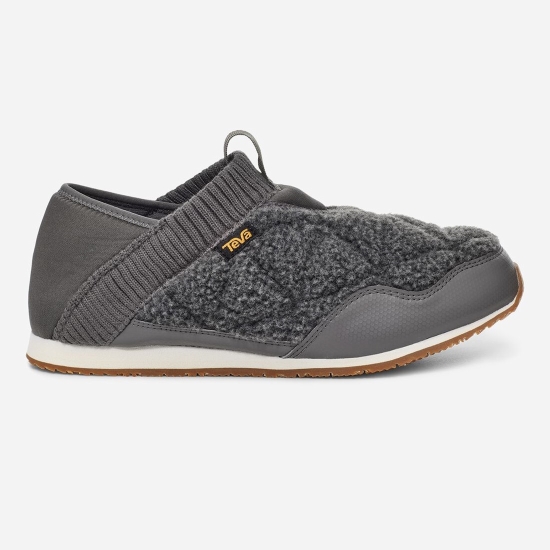 Slip On Teva Reember Fleece Mujer Azules Grises | 273085-NIV