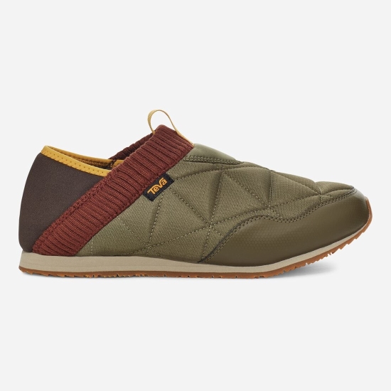 Slip On Teva Reember Mujer Verde Oliva / Marrom | 576312-DZK