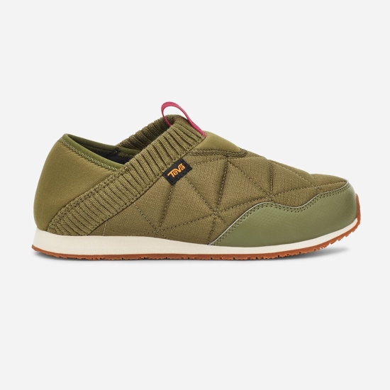 Slip On Teva Reember Mujer Verde Oliva | 581396-UGZ