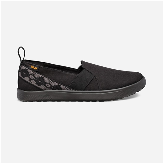 Slip On Teva Voya Mujer Negros | 208953-UZY