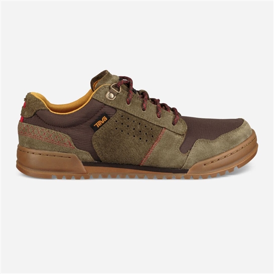 Tenis Teva Highside '84 Hombre Verde Oliva Oscuro / Marrom | 918473-UFA