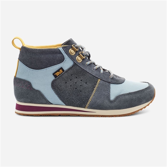 Tenis Teva Highside '84 Mid Mujer Grises Oscuro / Azules | 201597-INK